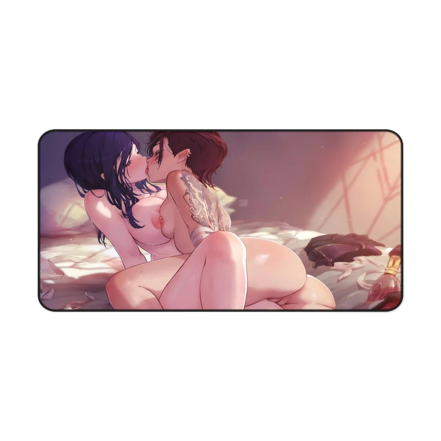 Caitlyn And Vi Mouse Pad | Sexy Caitlyn And Vi | League Of Legends Merchandise | Lewd Anime Mousepad | Arcane Mousepad | Ecchi | Waifu