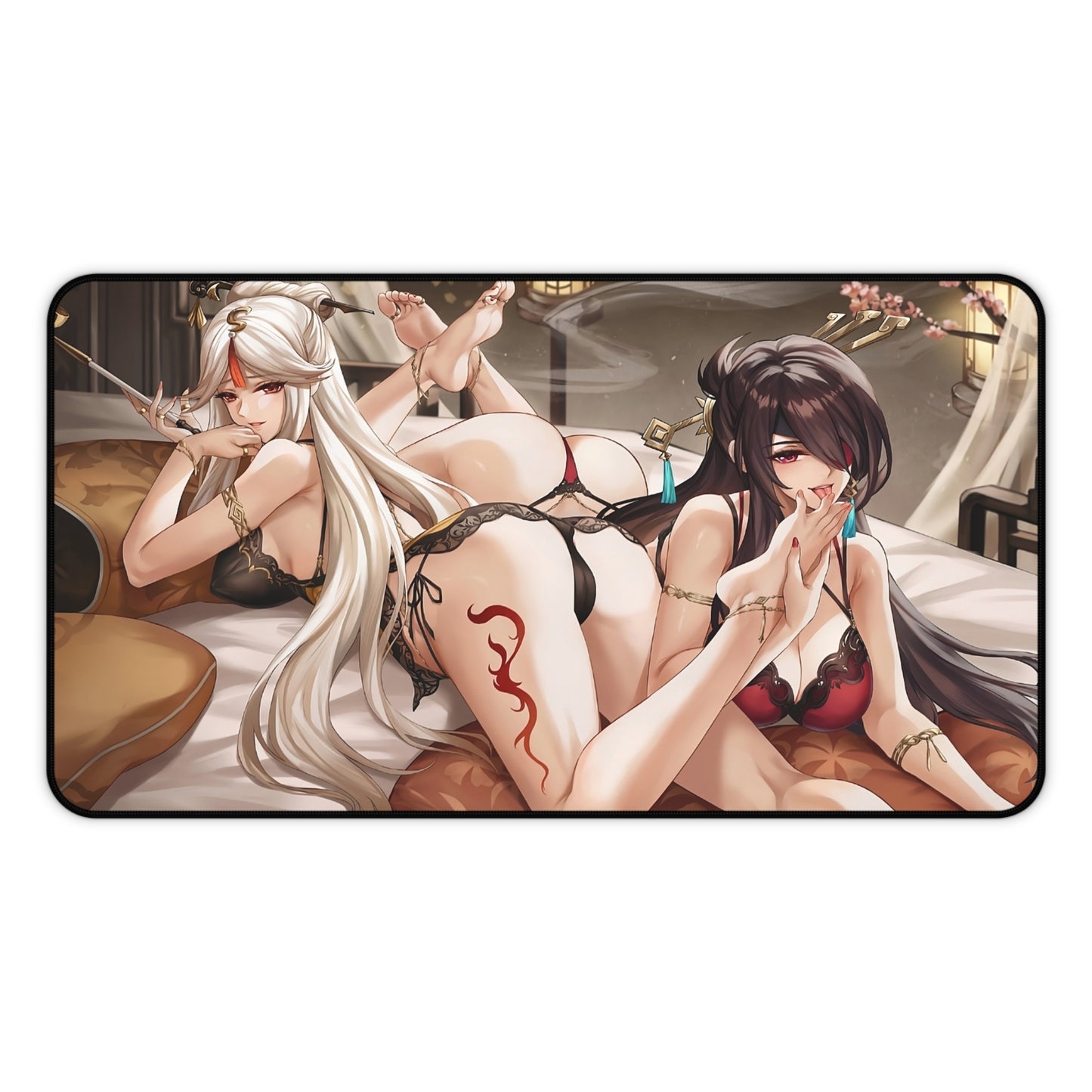 Lewd Mouse Pad | Sucking Toes | Genshin Impact | Ecchi | Waifu | Otaku | Weeb | Foot Fetish | Feet Fetish | Feet | Foot