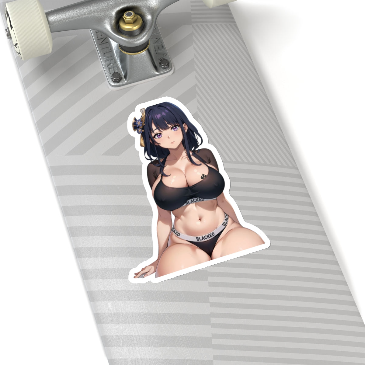 Sexy Anime Sticker | Raiden Shogun | Lewd Anime Sticker | Lewd Sticker | Sexy Waifu Sticker | Blacked | SAMSARA_AI