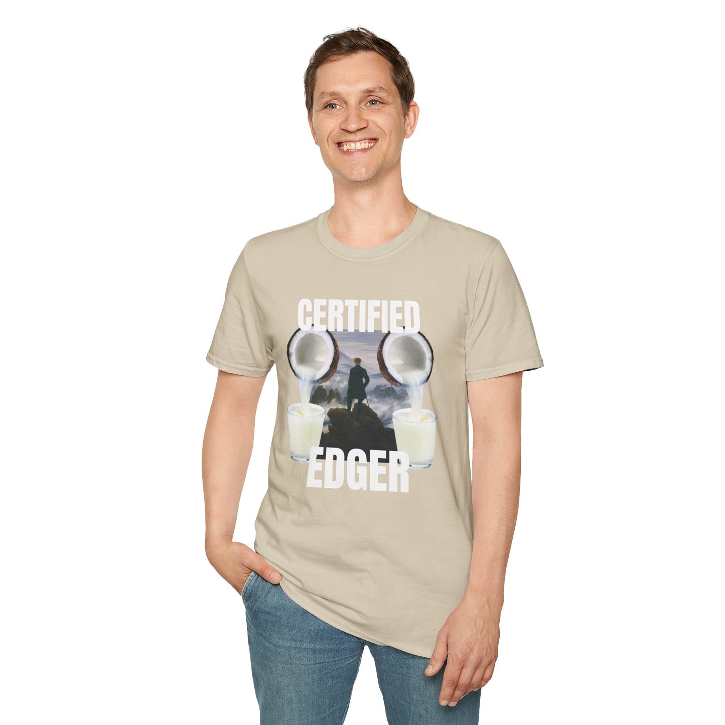 Certified Edger T-Shirt, Funny  T-Shirt, No Nut November