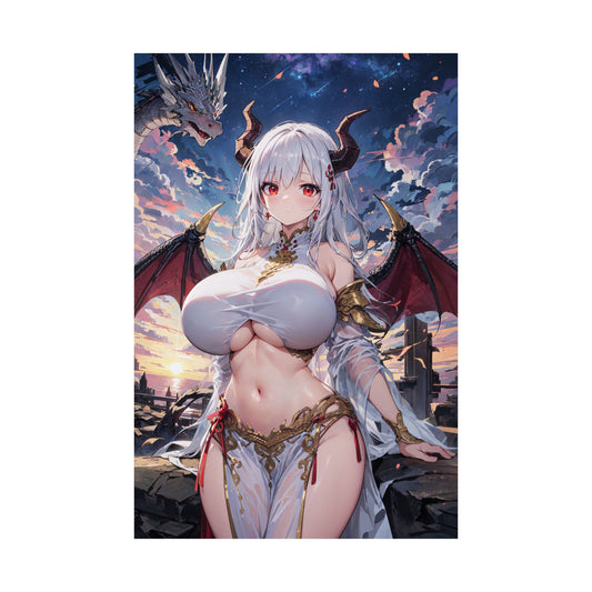 Sexy Waifu Poster | Ecchi | Dragon Girl