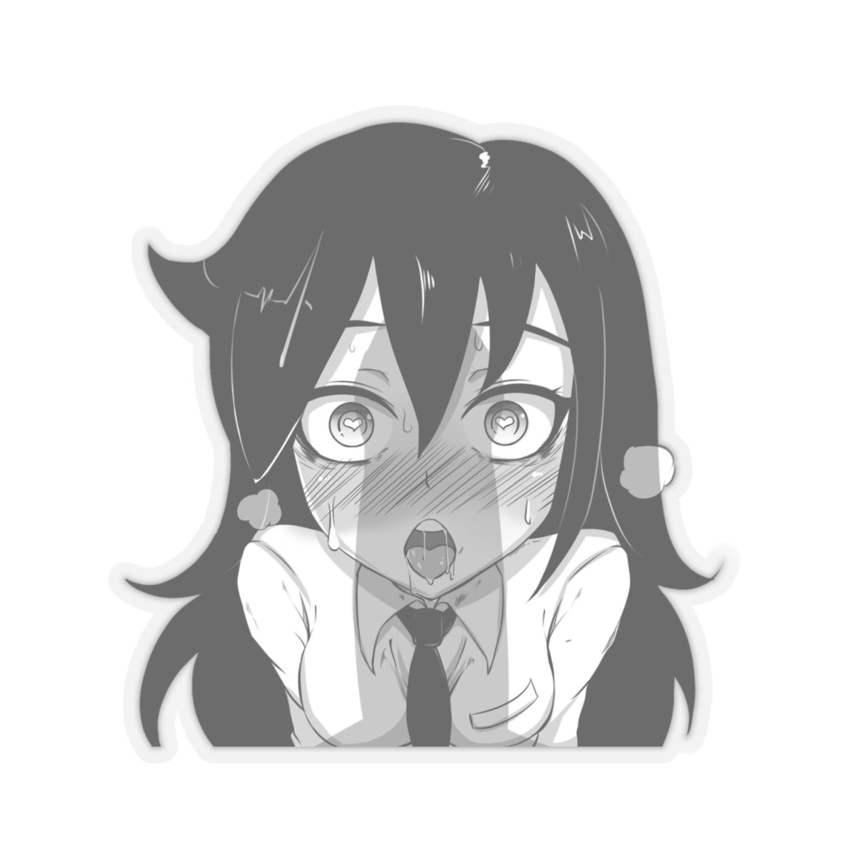 Funny Anime Sticker |Blowjob | Lewd Sticker | Funny Sticker | Shadow | Heart