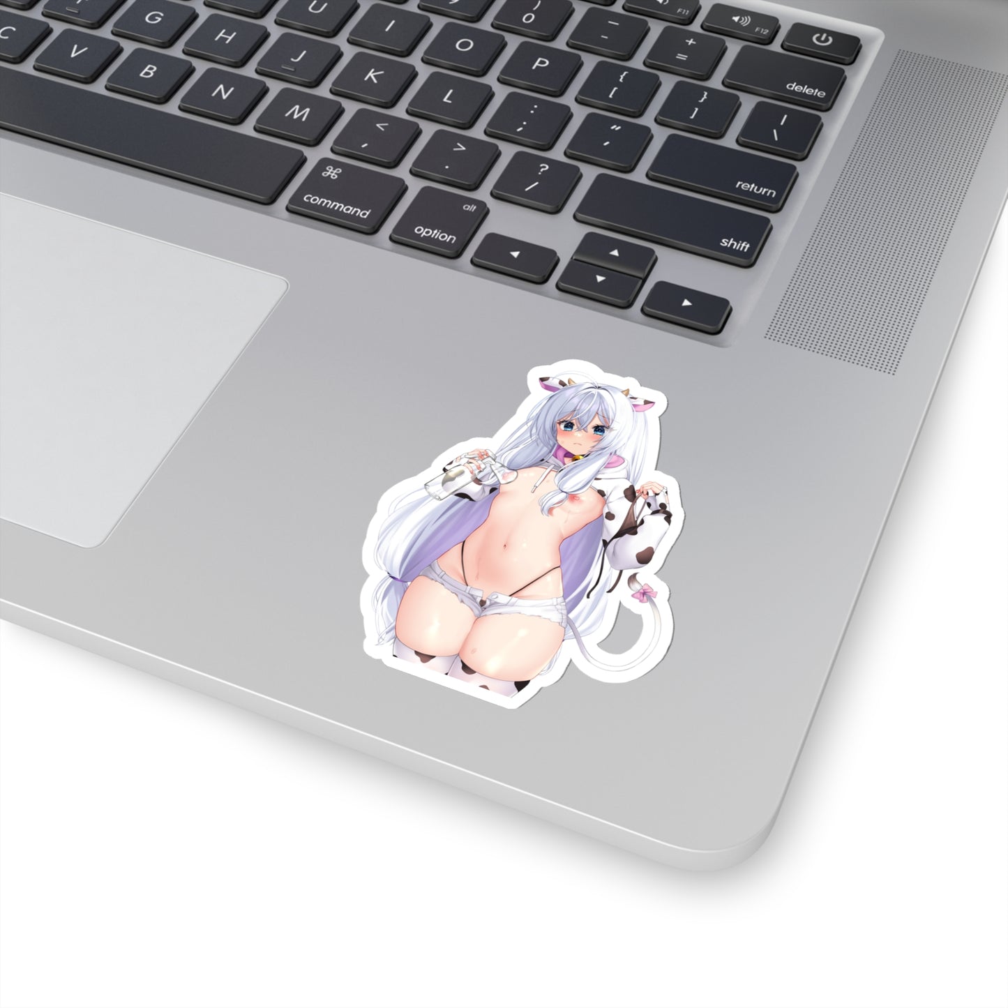 Lewd Stella Unibell Sticker | Cow Costume | Soulworker | Naked Anime Girl Sticker | Uncensored Anime | Small Tits | Sexy Anime Sticker | Waifu | Otaku | HuCow