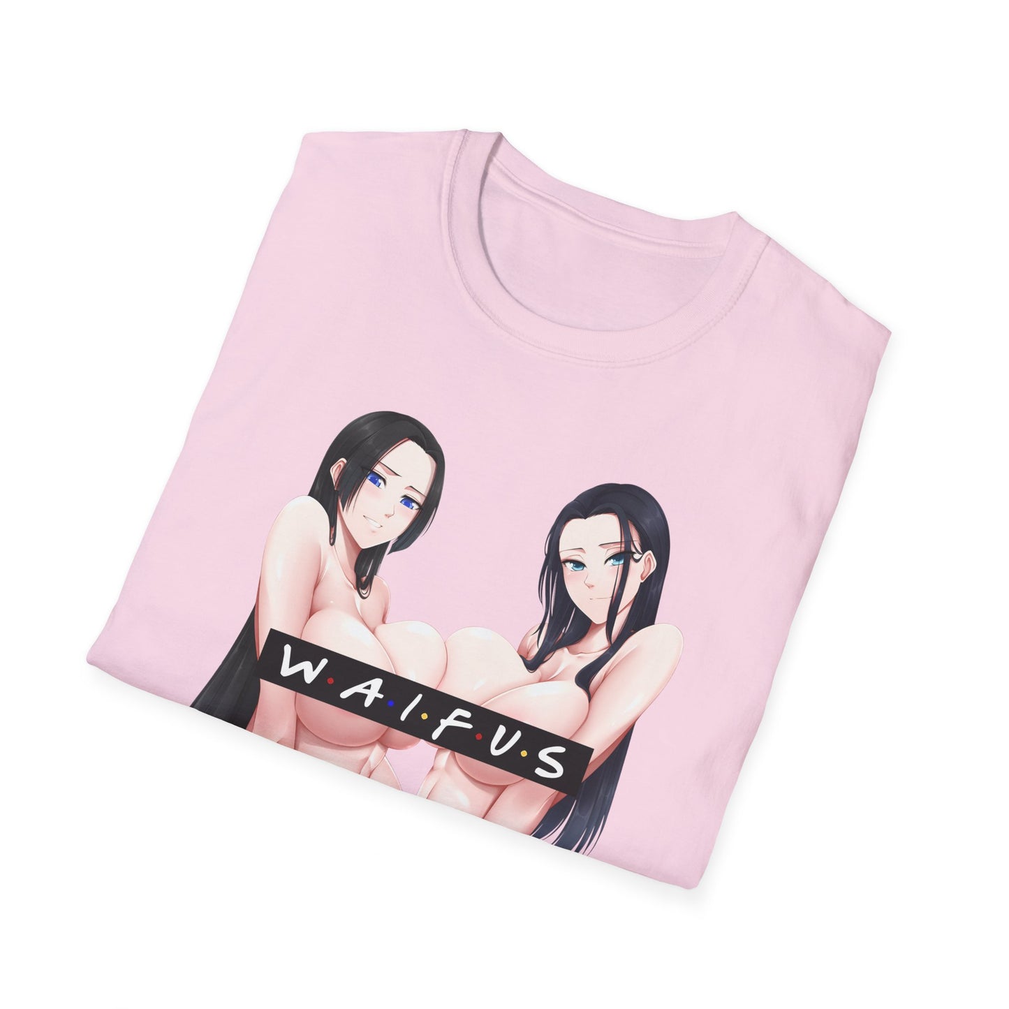 WAIFUS Tshirt | Sexy Anime Zwillinge | Ecchi | NSFW | Lewd Anime Tee | Ahegao | Otaku | Waifu