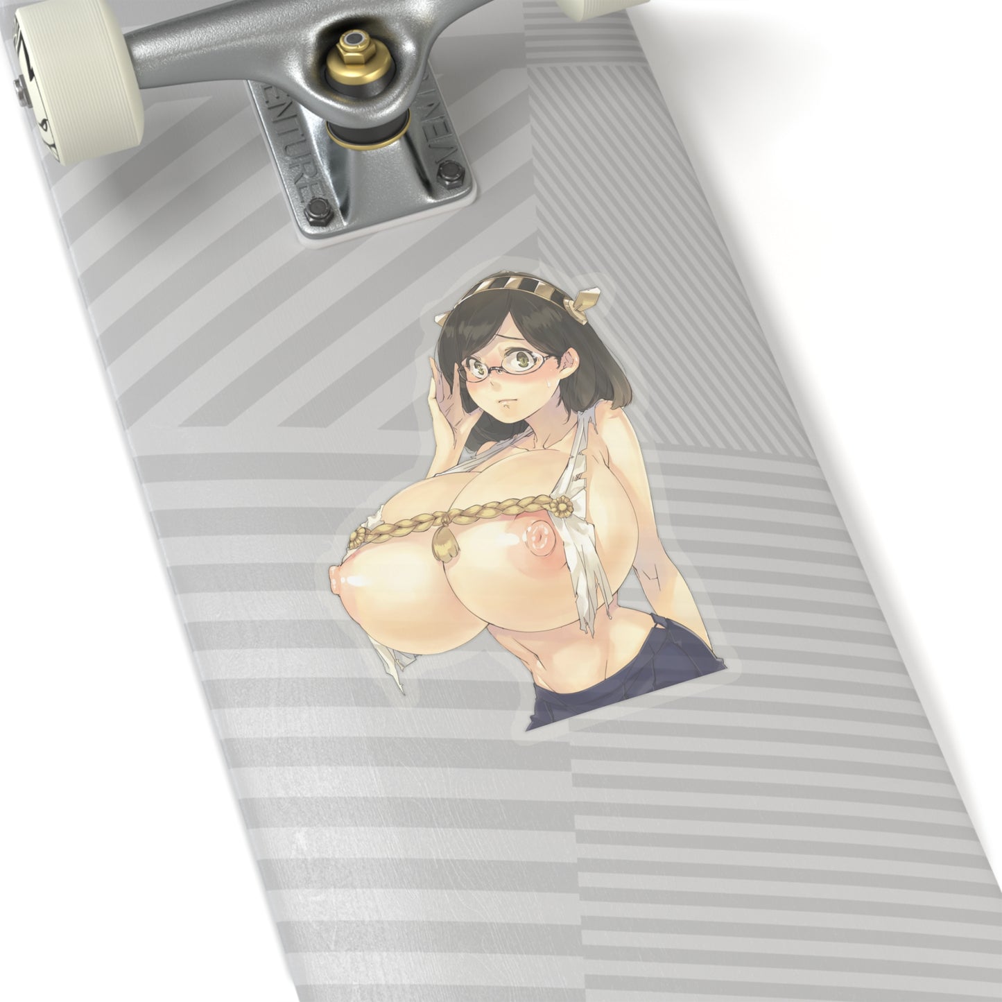 Lewd Ryuko Kirishima Sticker | Huge Tits | Kiss-Cut Sticker | Kantai Collection Sticker | Uncensored Anime | Sexy Anime Sticker | Lewd Anime Sticker | Otaku | Waifu