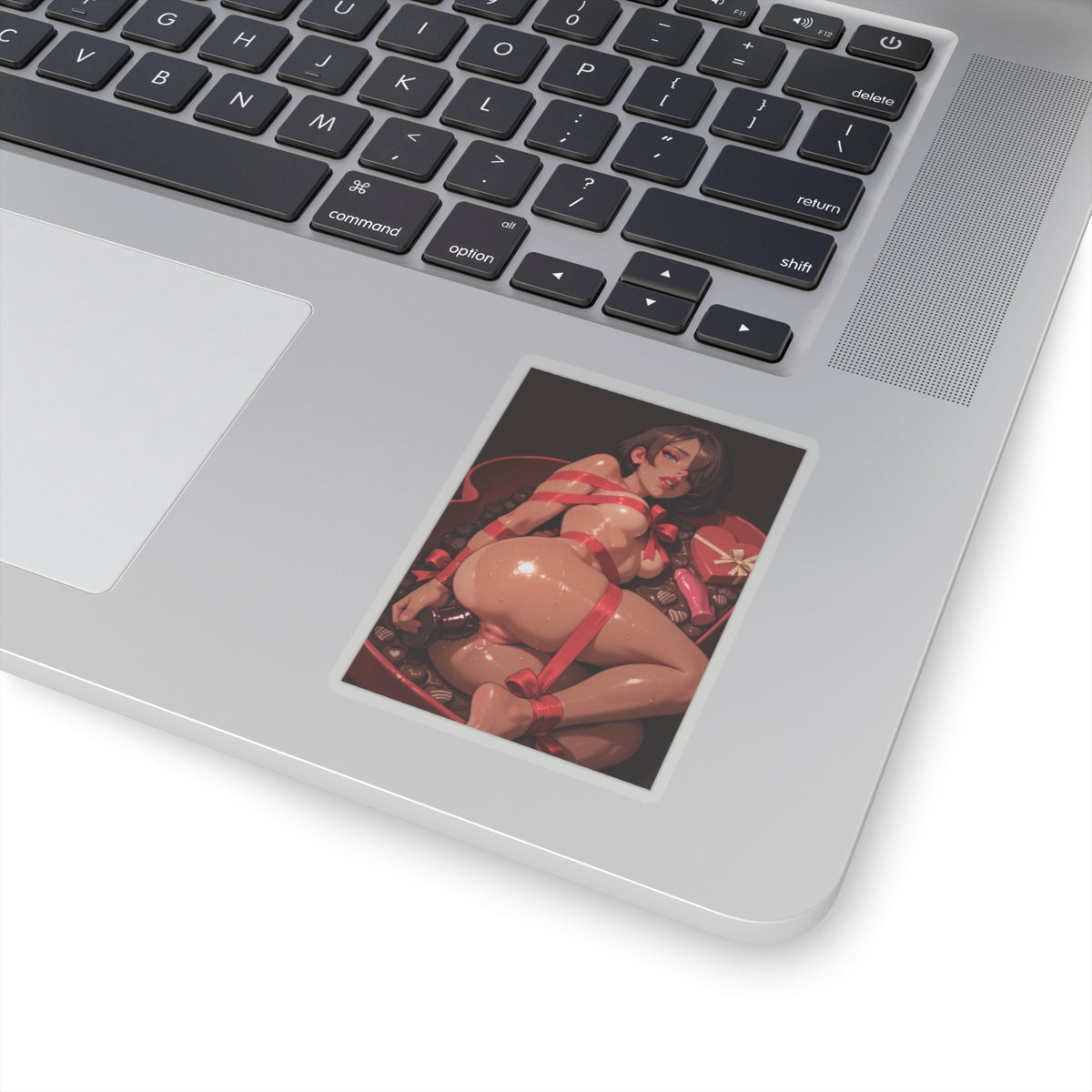 Hentai Waifu Sticker | Gift Wrapped | Anal Dildo | Christmas