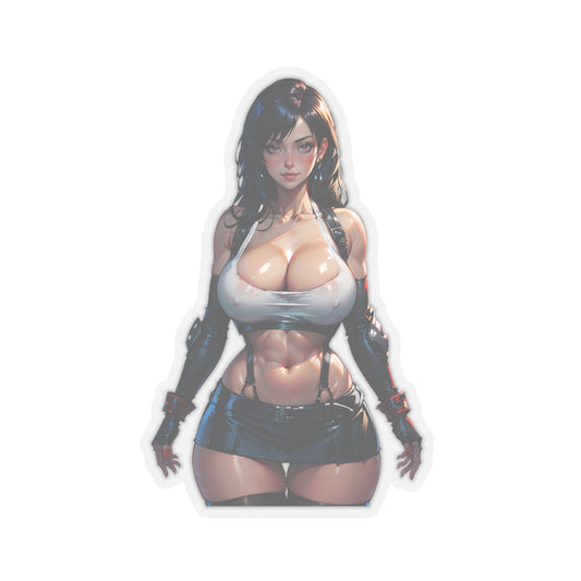 Sexy Tifa Sticker | Sexy Anime Sticker | Lewd Sticker | Lewd Anime Sticker | Fantasy Sticker | Retro Video Game