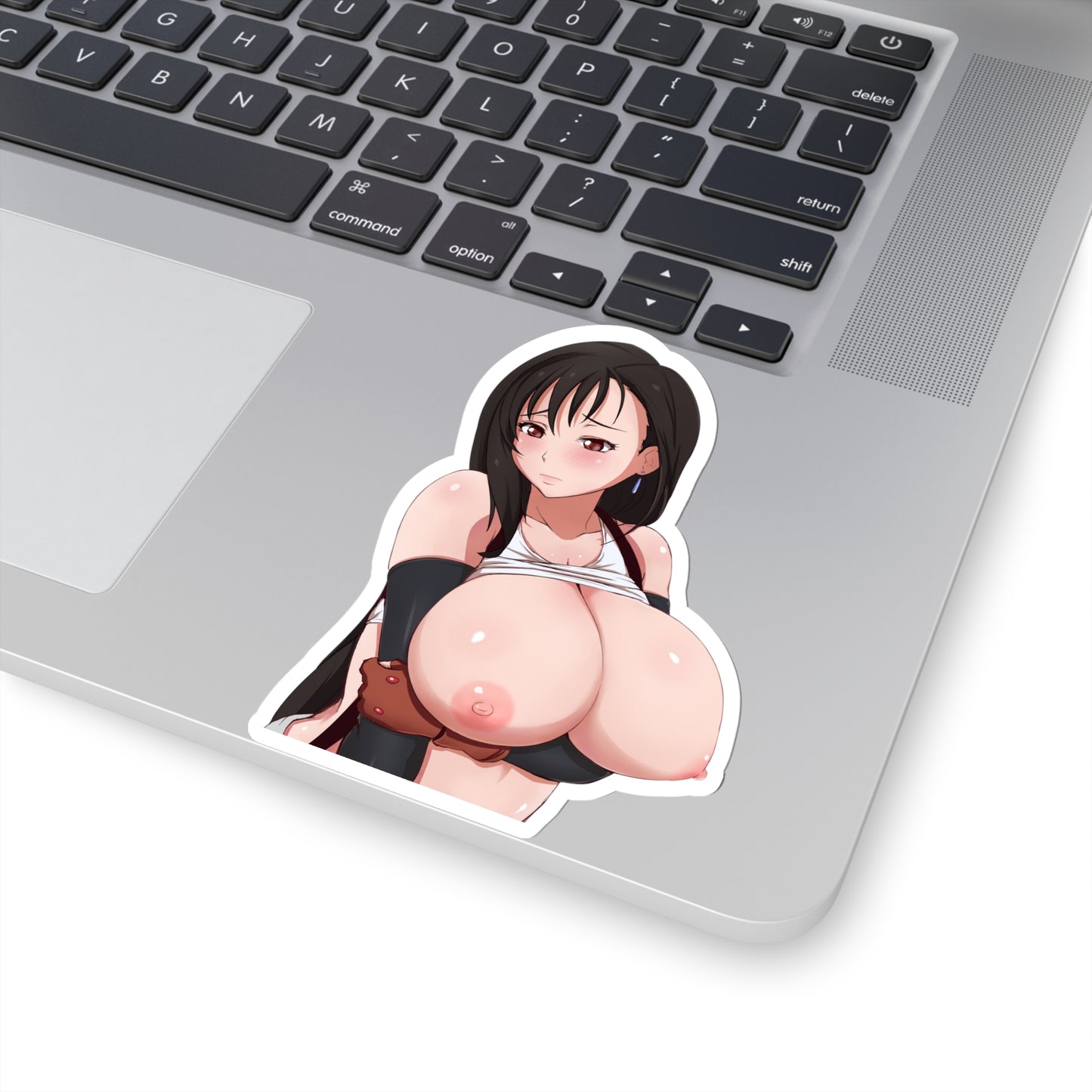 Lewd Tifa Lockhart Sticker | Huge Tits | Kiss-Cut Sticker | Sexy Tifa Lockhart Sticker | Sexy Anime Sticker | Lewd Anime Sticker | Otaku | Waifu | Ecchi | Big Boobs