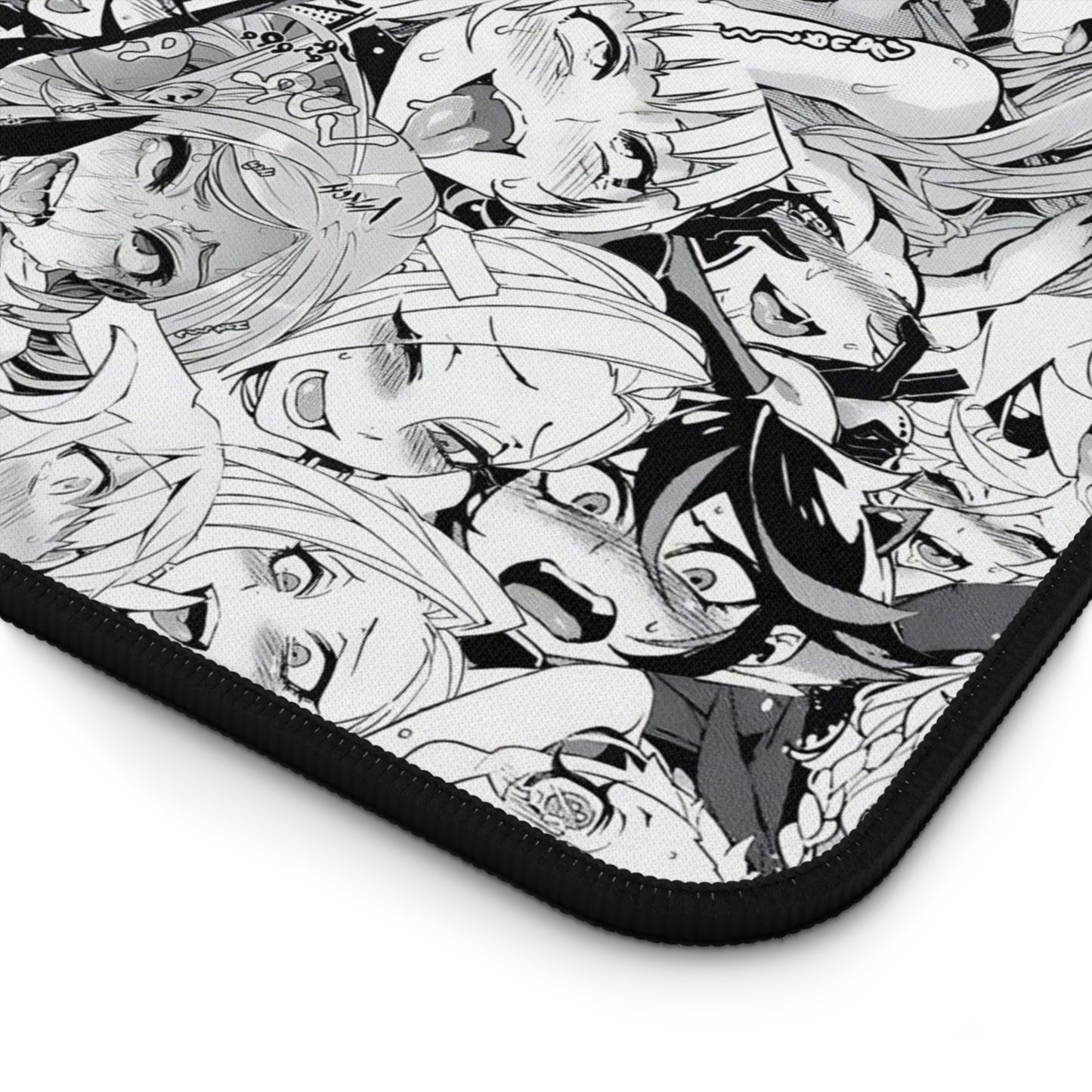 Ahegao Mouse Pad | Ahegao Face | Funny Anime Desk Mat | Ecchi | Waifu | Ahegao | Sexy Playmat | Erotic Anime Face | Lewd | Minimalism