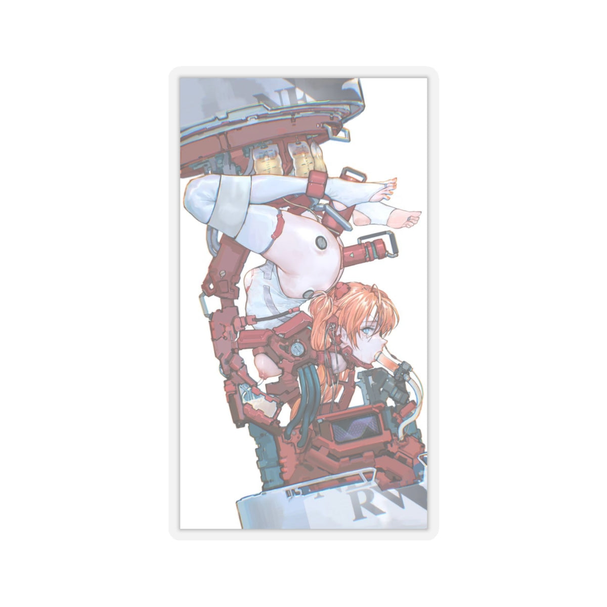 Sexy Anime Sticker | Asuka | Machine | Lewd Anime Sticker | Hentai Sticker