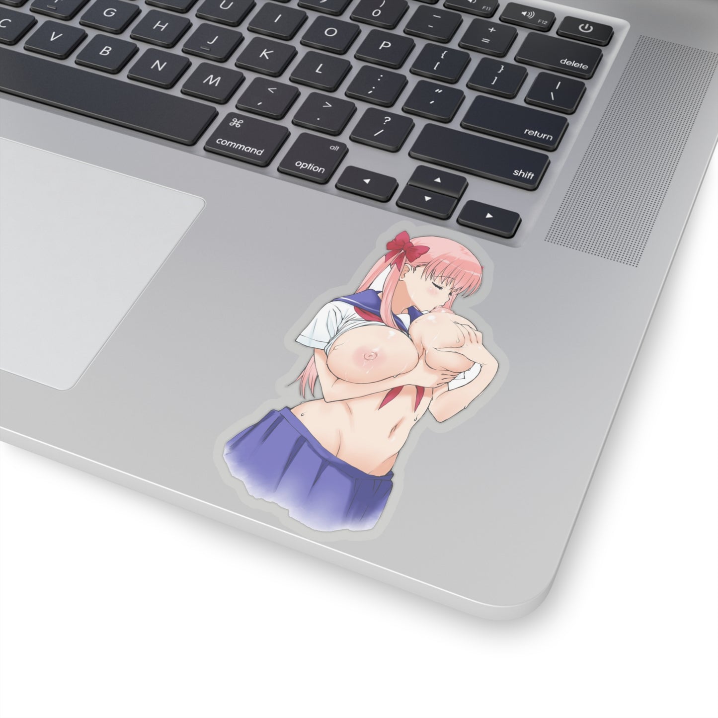 Lewd Nodoka Haramura Sticker | Sucking Own Nipple | Lewd Anime Sticker | Saki | Big Boobs | Tits | Otaku | Waifu | Uncensored Anime | Sexy Anime Sticker | Ginger | Red Hair | Red Head