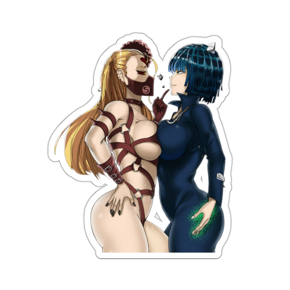 Sexy Anime Sticker | Funny Anime | Sexy Waifu Sticker | Lewd Anime Sticker | Otaku | Waifu | BDSM