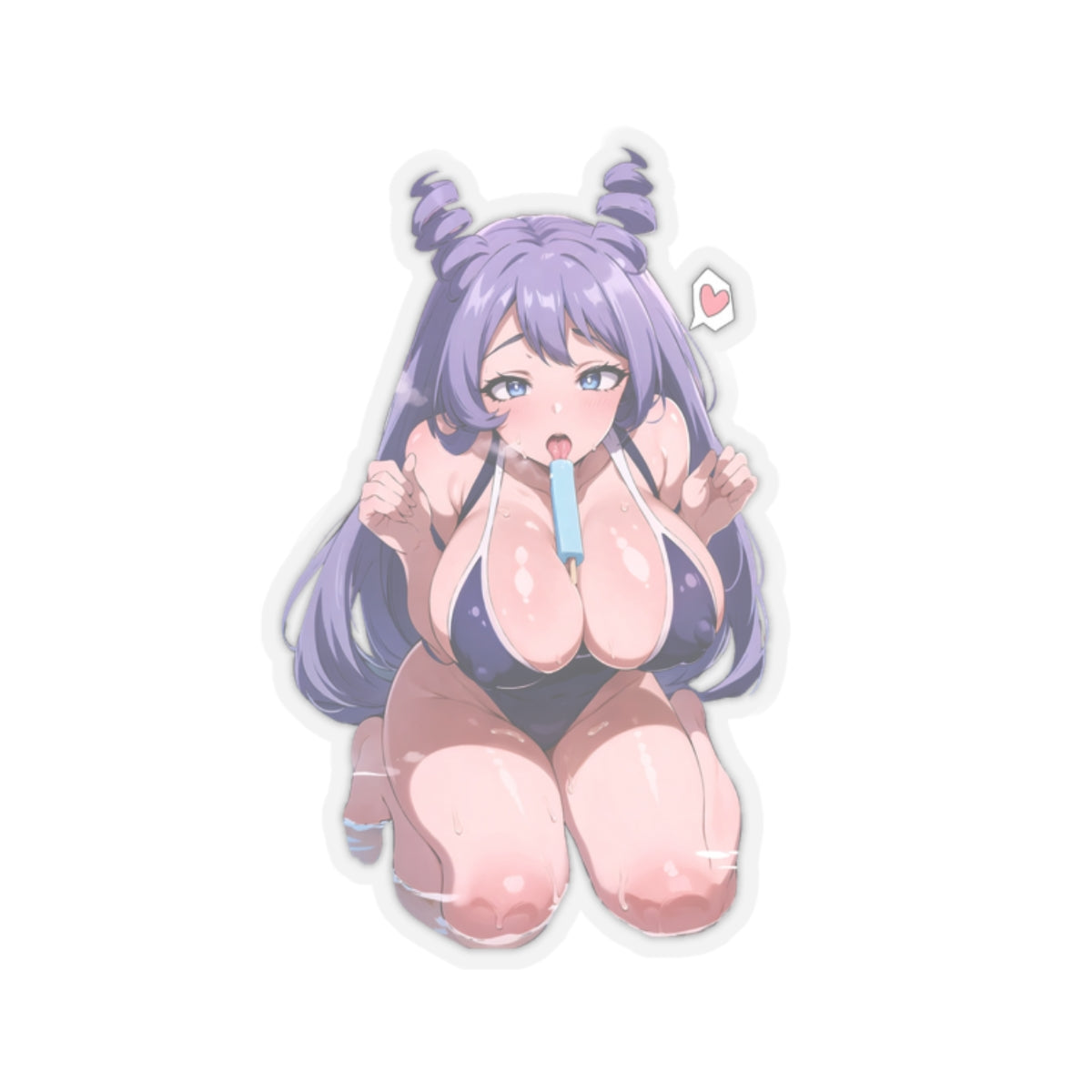 Sexy Anime Sticker | Nejire | Lewd Anime Sticker | Lewd Sticker | Sexy Waifu Sticker | Food | Heart | kospeko