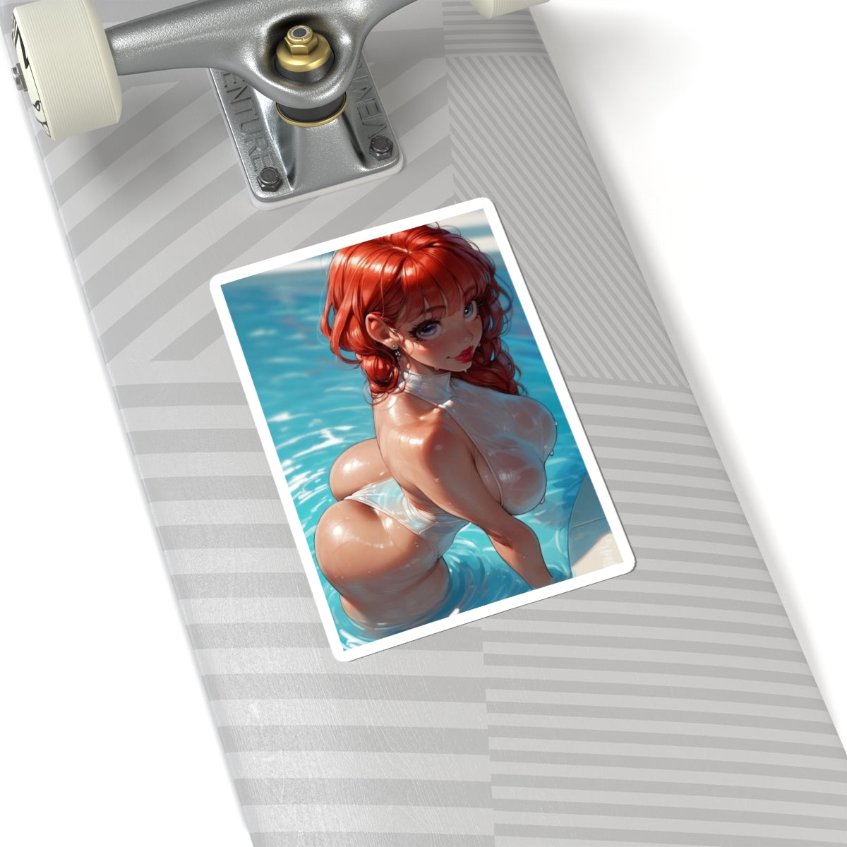 Sexy Ginger Waifu Sticker | Redhead | Ass