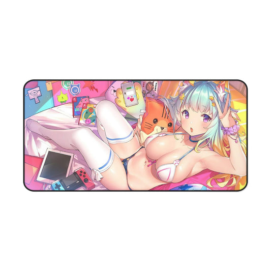 Sexy Anime Mouse Pad | Hot Gamer Girl | Sexy Anime Girl | Big Boobs | Kawaii | Ecchi | Waifu | Ahegao | Sexy Playmat | Erotic | Tits